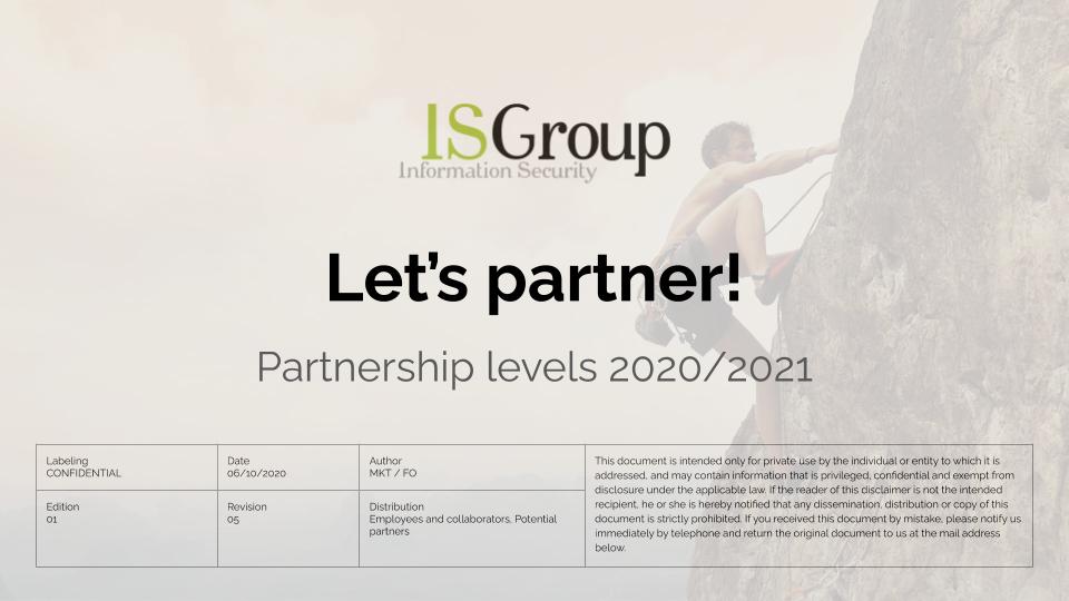 Pr&auml;sentationsfolie f&uuml;r Partner