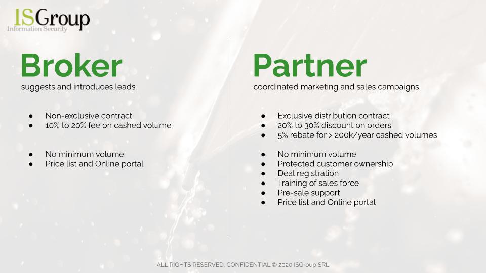 Pr&auml;sentationsfolie f&uuml;r Partner